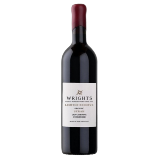 Wrights Unfiltered Limited Reserve Syrah 2024