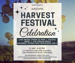 Harvest Festival Easter Sunday @ Wrights Vineyard & Winery