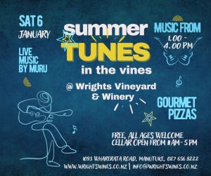 Summer Tunes in the Vines @ Wrights Vineyard & Winery